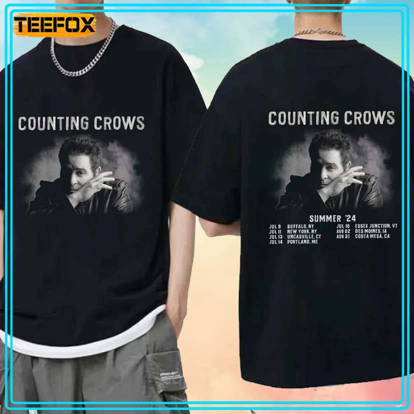 Counting Crows Summer Tour 2024 Concert T-Shirt