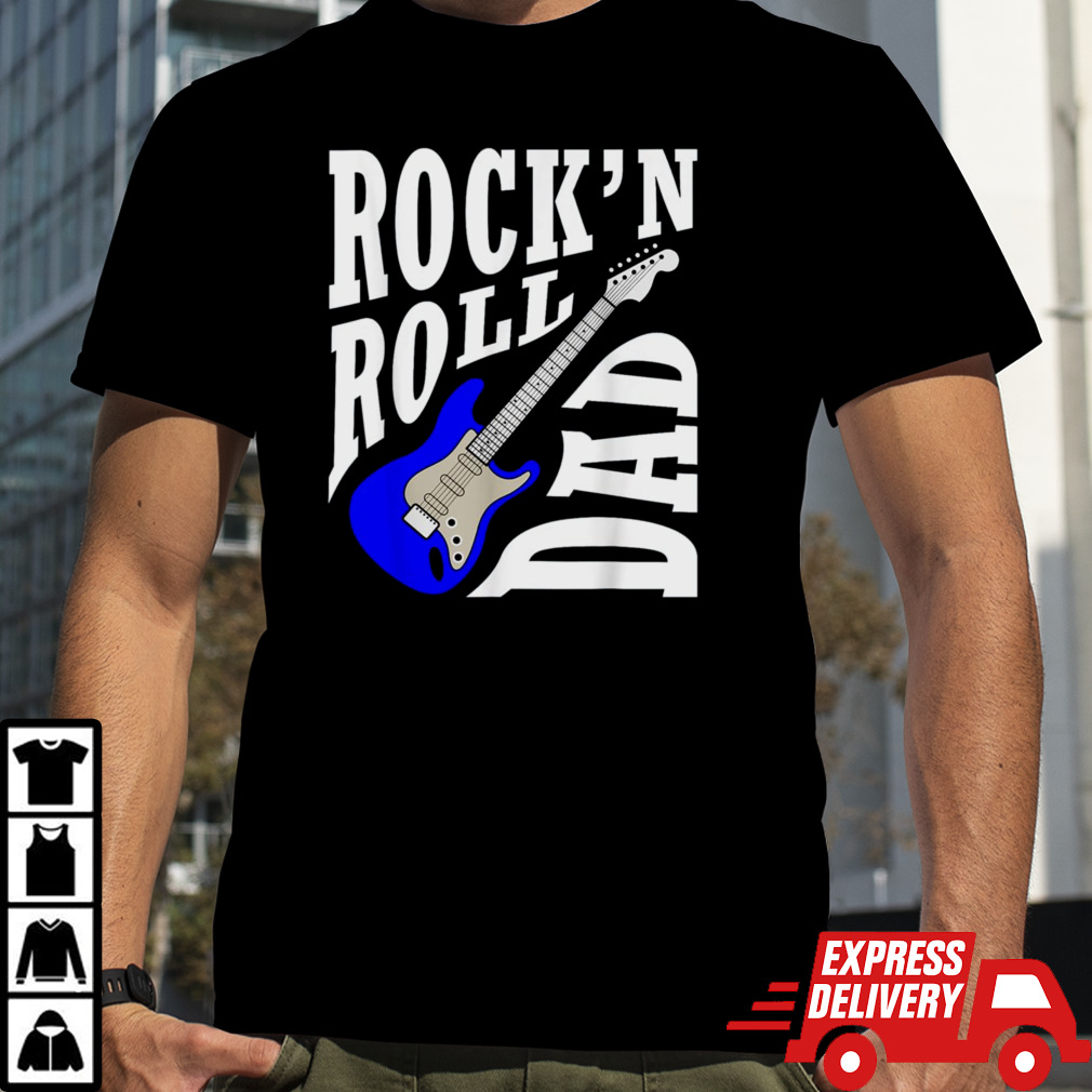 Dad Love Rock N Roll Father’s Day T Shirt