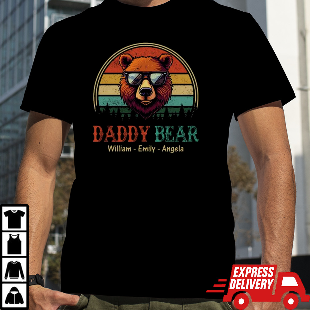 Daddy Bear William Emily Angela Vintage T-shirt