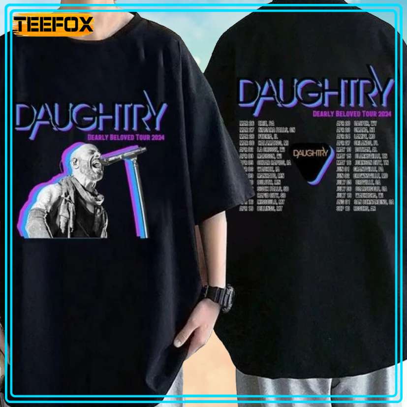 Daughtry Dearly Beloved Tour 2024 Concert T-Shirt