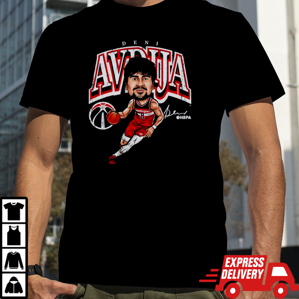 Deni Avdija Washington Wizards cartoon shirt