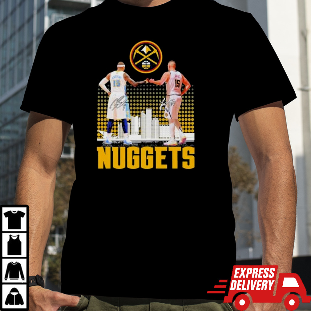 Denver Nuggets Carmelo Anthony And Nikola Jokic Signature shirt