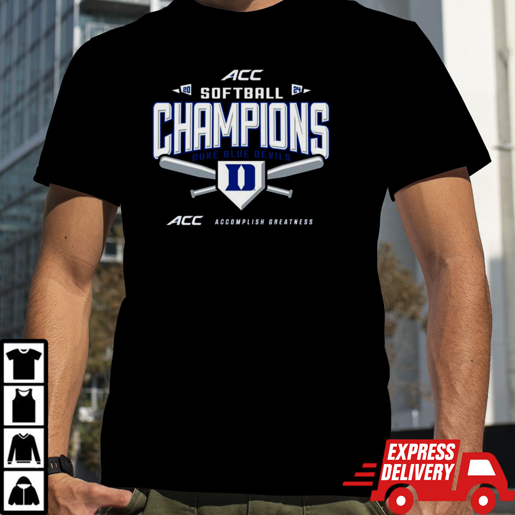 Duke Blue Devils 2024 ACC Softball Conference Tournament Champions Locker Room shirt