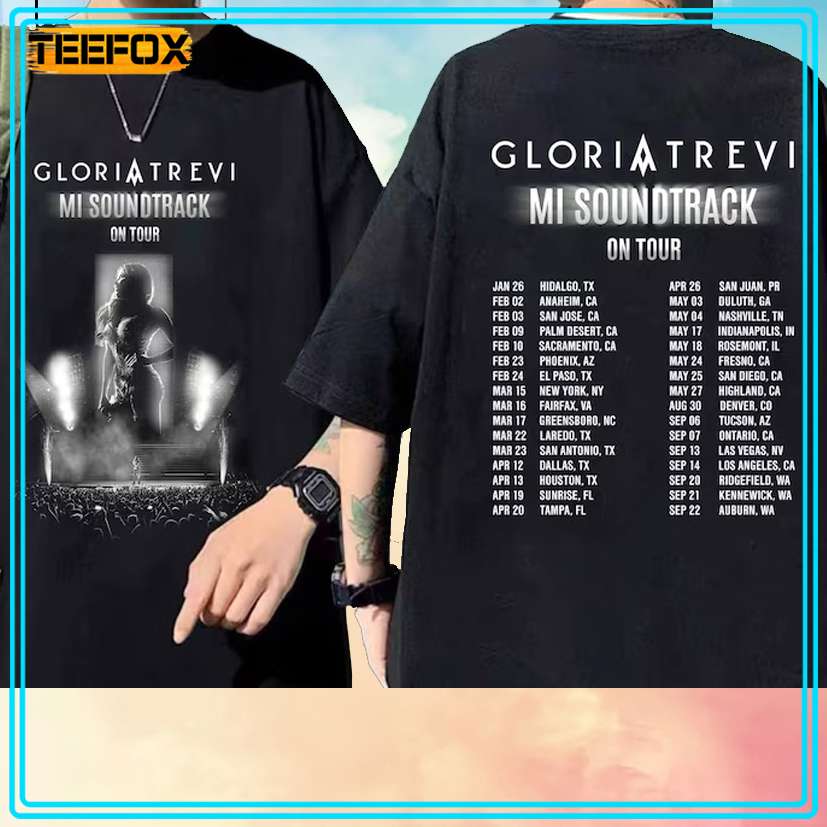 Gloria Trevi Mi Sound Track On Tour 2024 Unisex T-Shirt