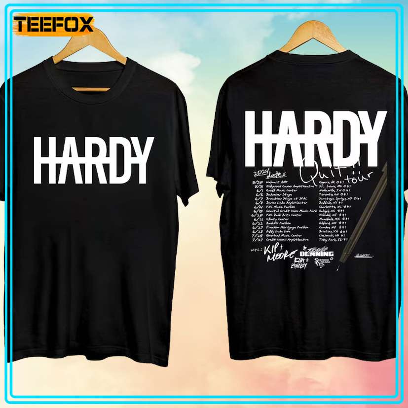 HARDY Quit Tour 2024 Concert T-Shirt