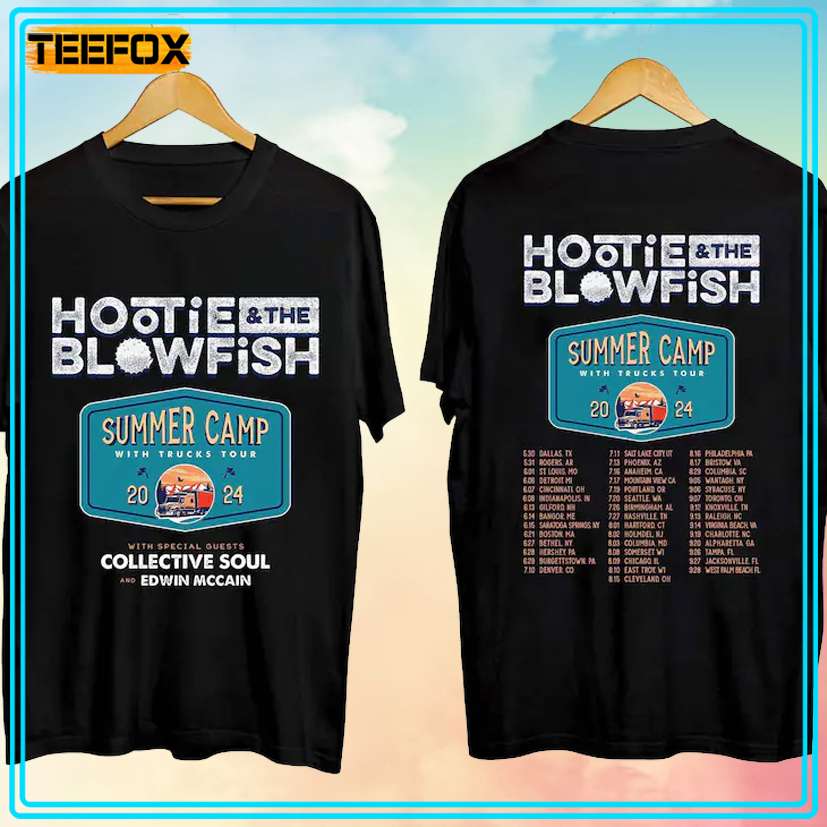 Hootie And The Blowfish - Summer Camp with Trucks Tour 2024 T-Shirt