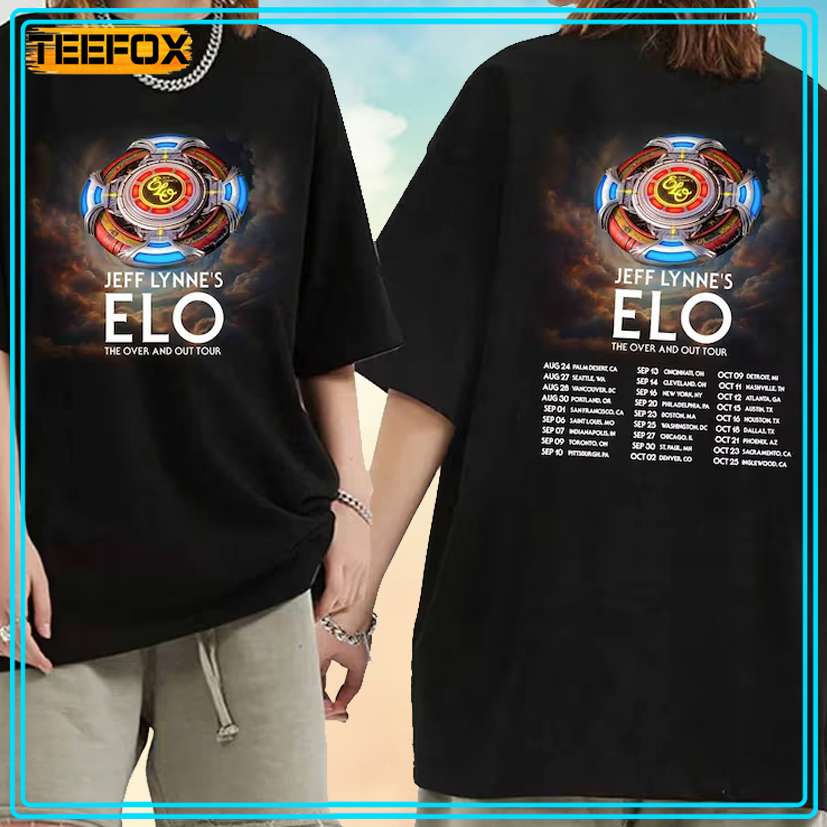 Jeff Lynne's ELO - The Over and Out Tour 2024 Unisex T-Shirt