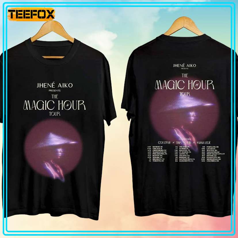 Jhene Aiko The Magic Hour Tour 2024 Concert T-Shirt