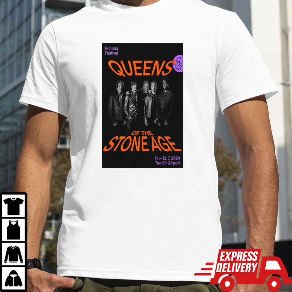 Queens of the Stone Age Pohoda Festival 11-13 July 2024 Trenčín Airport Poster  shirt