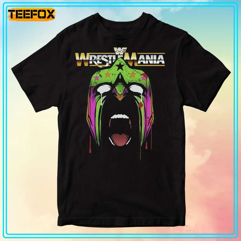 The Ultimate Warrior Wrestlemania WWF T-Shirt