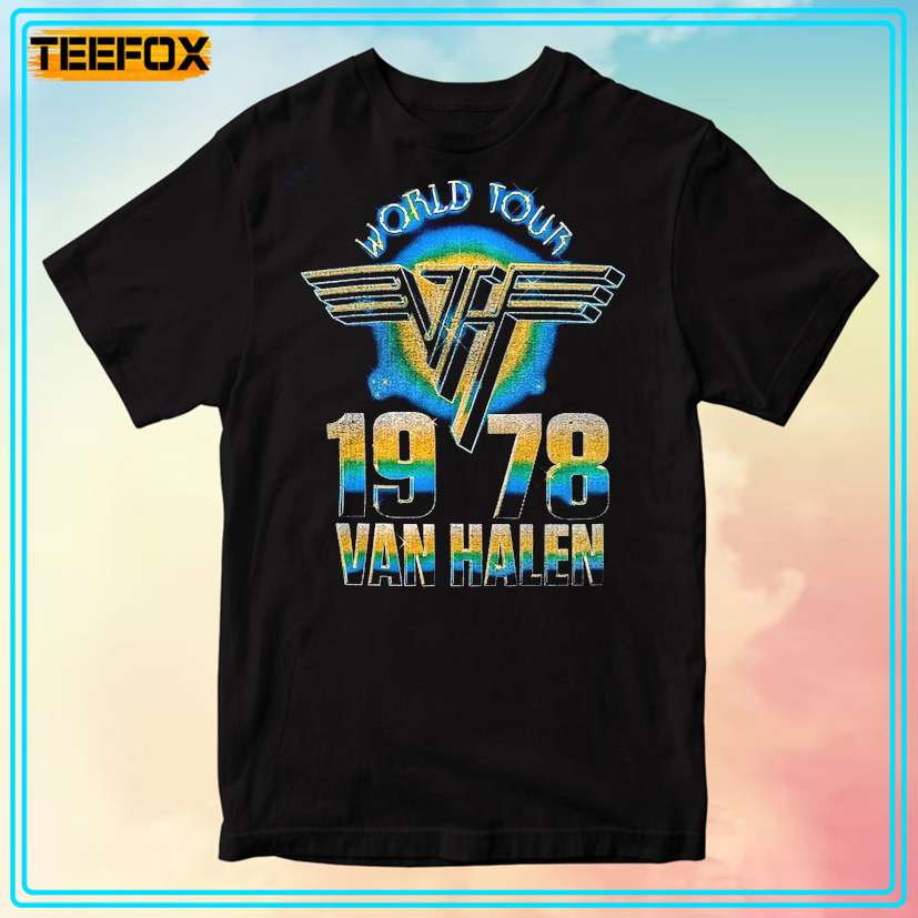 Van Halen World Tour 1978 Unisex T-Shirt