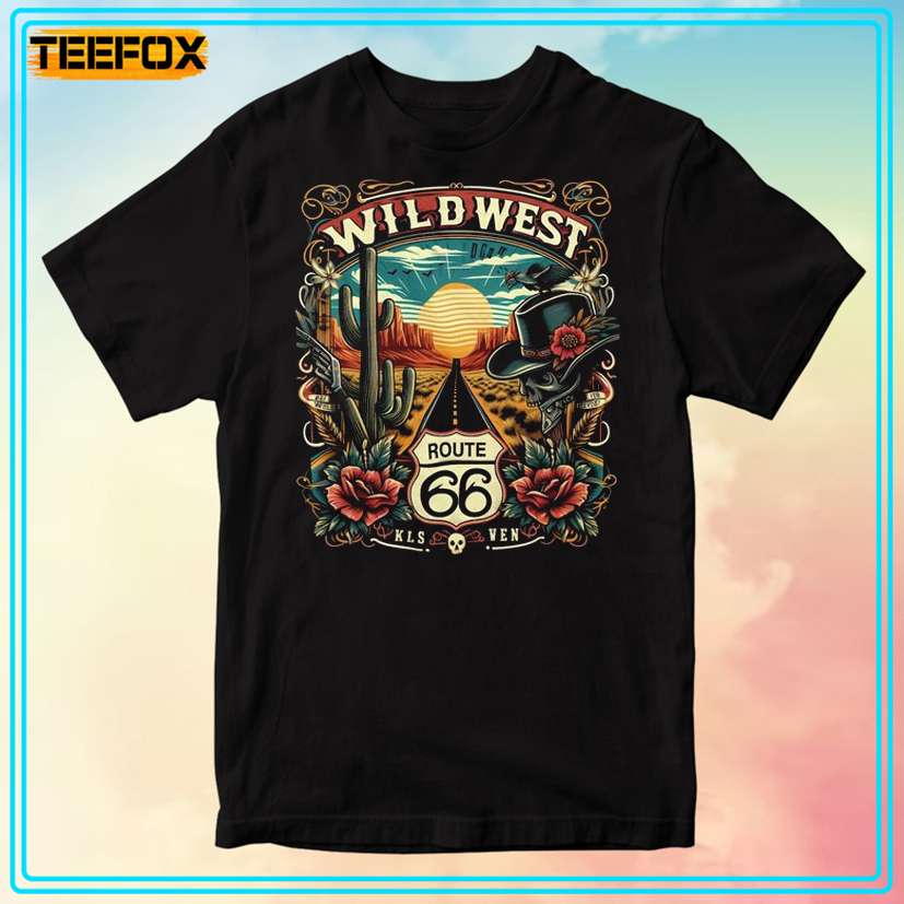 Wild West Route 66 Unisex T-Shirt