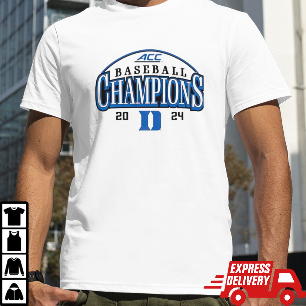 Duke Blue Devils 2024 ACC Conference Champions shirt