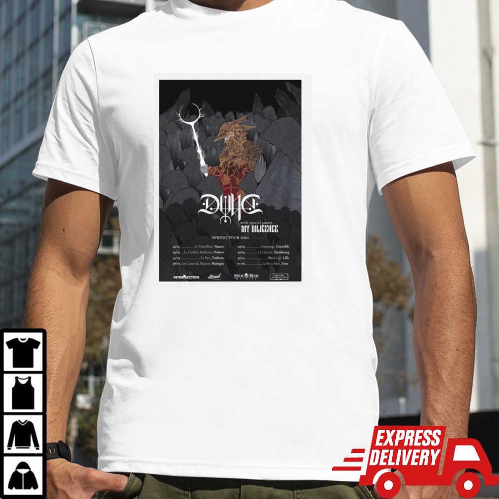 Dvne My Diligence Spring Tour 2024 T-shirt