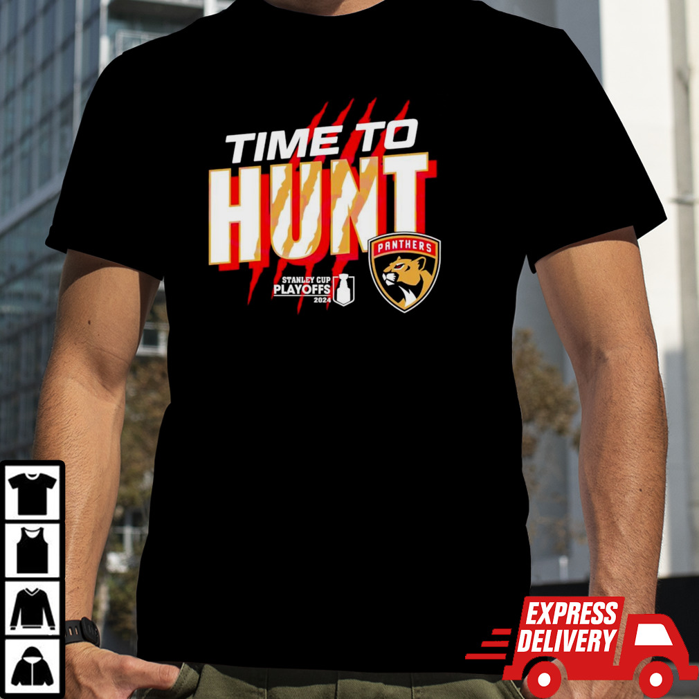 Florida Panthers time to hunt 2024 Stanley Cup Playoffs shirt