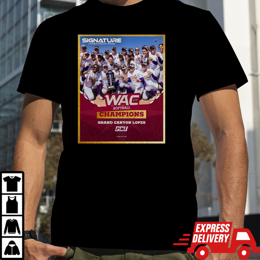 Grand Canyon Softball 2024 WAC Tournament Champions Shirt