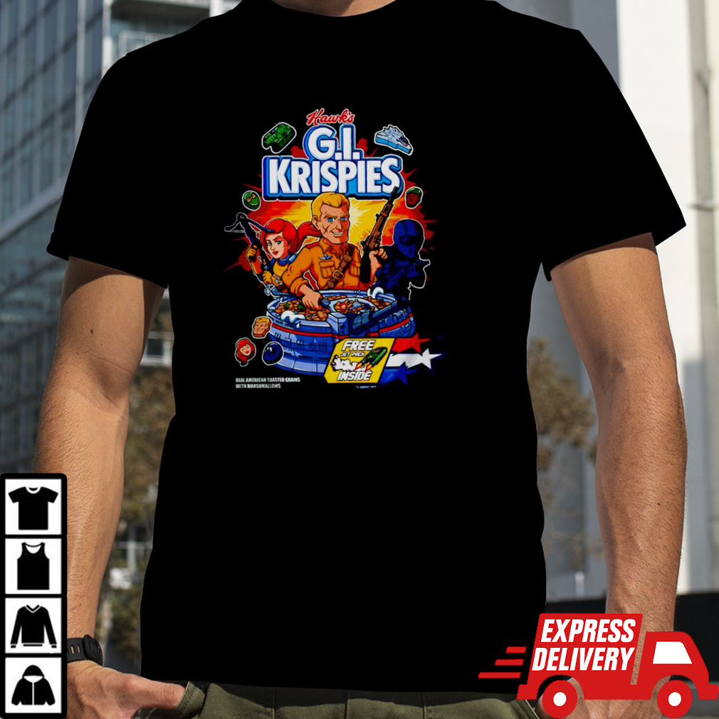 Hawk’s G.I. Krispies shirt