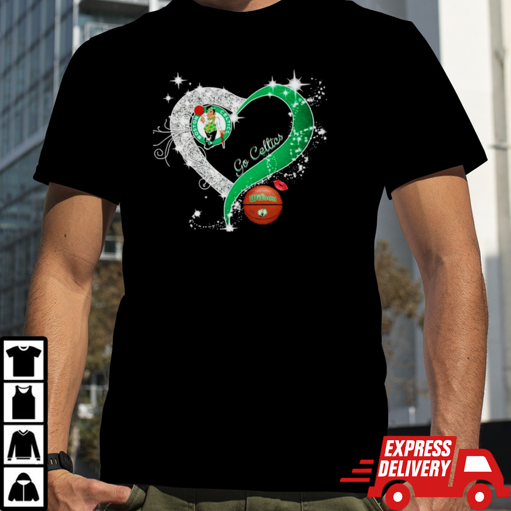 Heart Boston Celtics Basketball Go Celtics 2024 Shirt