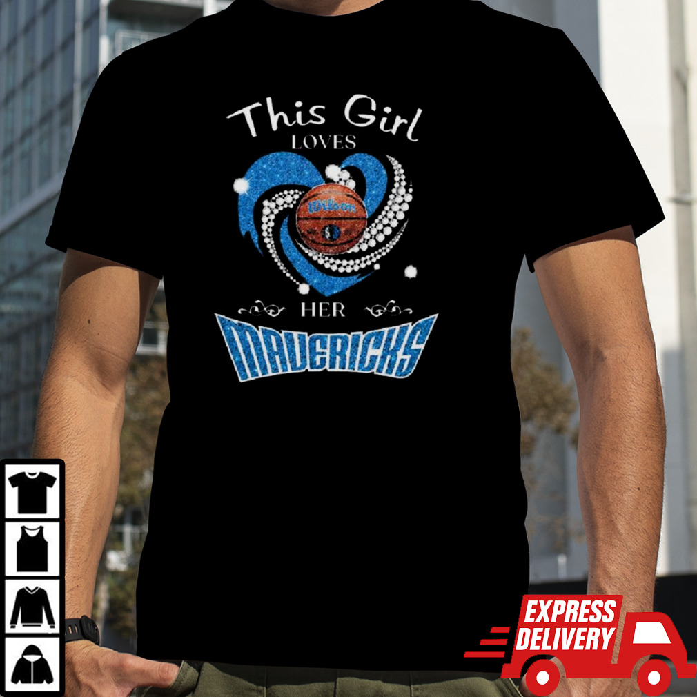 Hearts Diamonds The Girl Lovers Wilson Her Mavericks shirt