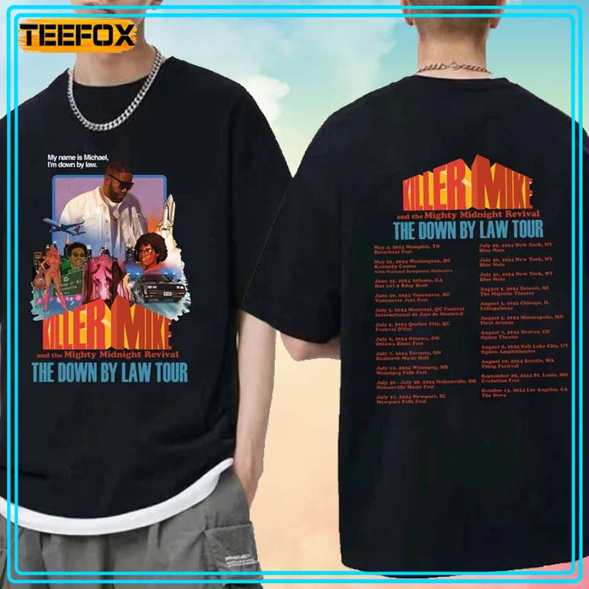 Killer Mike - Down By Law Tour 2024 T-Shirt