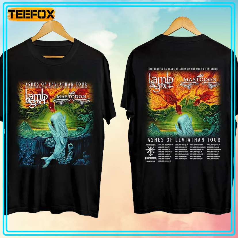 Lamb of God - Ashes of Leviathan Tour 2024 Unisex T-Shirt