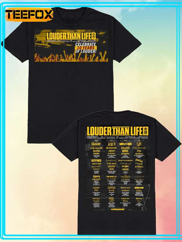 Louder Than Life 2024 Biggest Rock Festival Tour T-Shirt