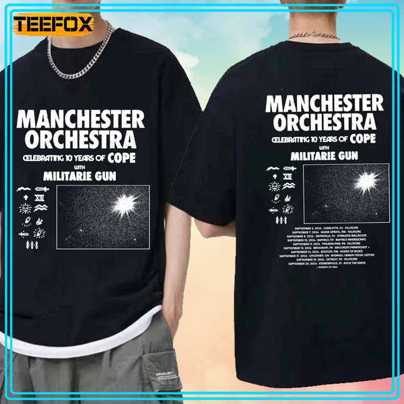 Manchester Orchestra Tour 2024 Music Unisex T-Shirt