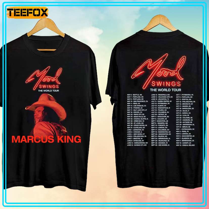 Marcus King Mood Swings The World Tour 2024 Unisex T-Shirt