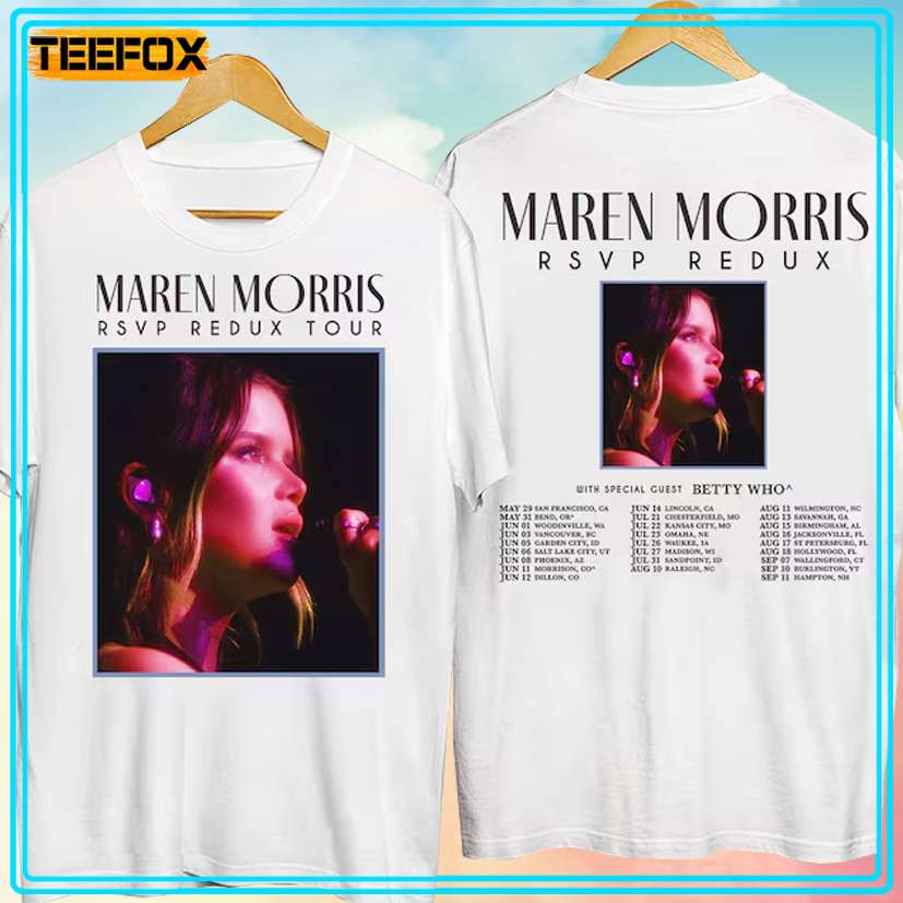 Maren Morris RSVP Redux Tour 2024 Concert T-Shirt