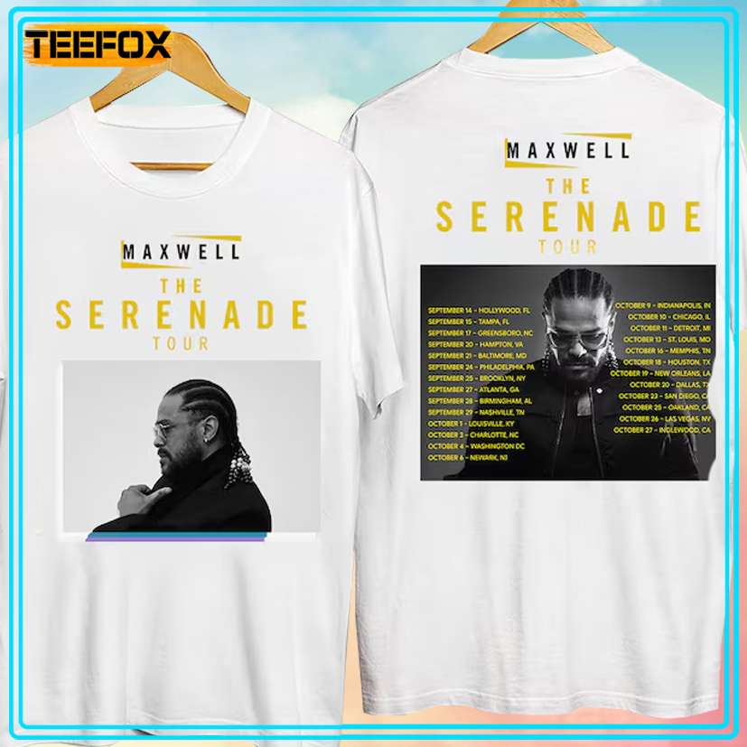 Maxwell The Serenade North America Tour 2024 T-Shirt