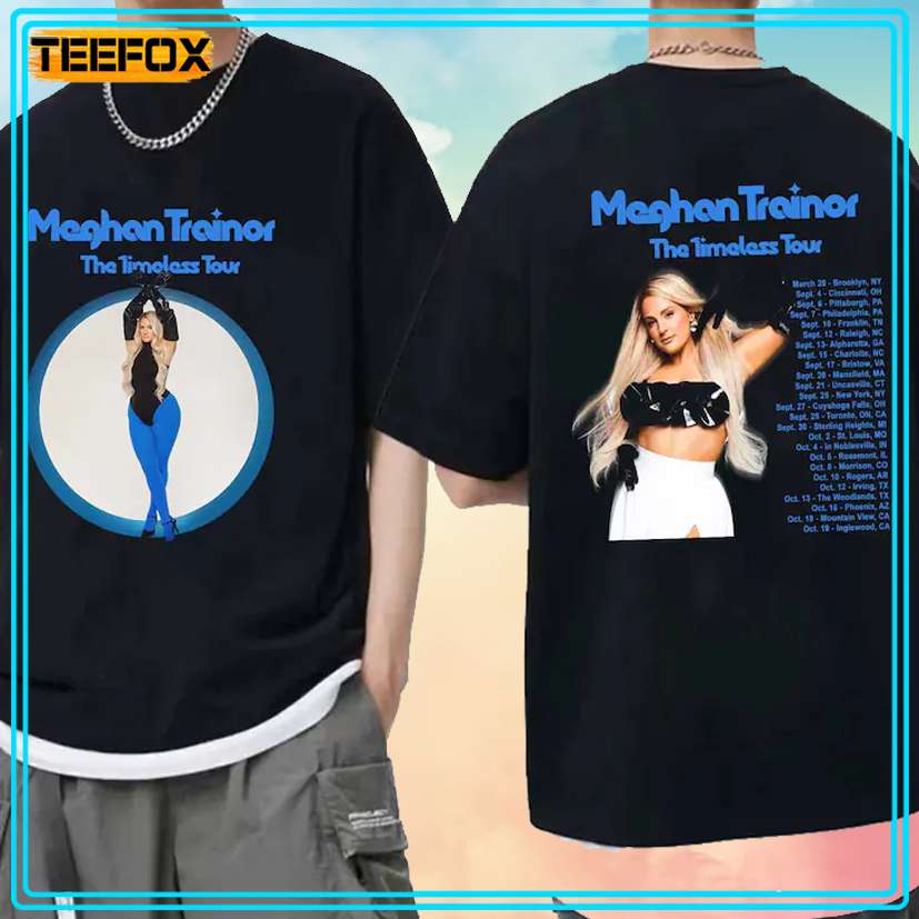 Meghan Trainor - The Timeless Tour 2024 Concert T-Shirt