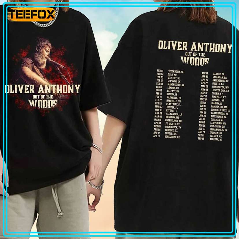 Oliver Anthony - Out Of The Woods Tour 2024 Unisex T-Shirt