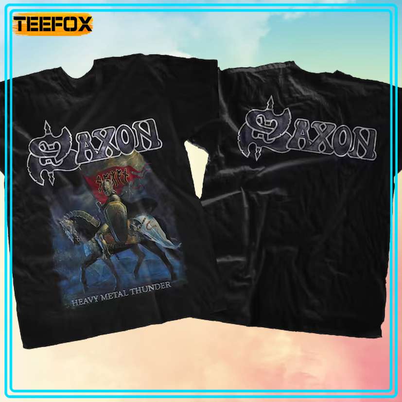 Saxon Heavy Metal Thunder Unisex T-Shirt