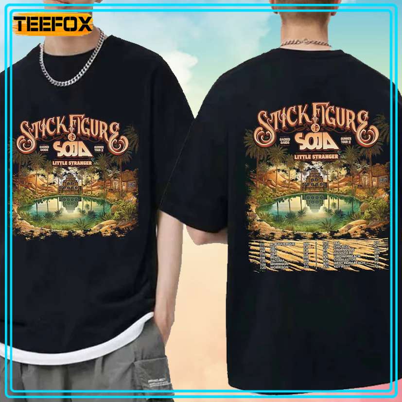 Stick Figure - Sacred Sands Summer Tour 2024 Concert T-Shirt