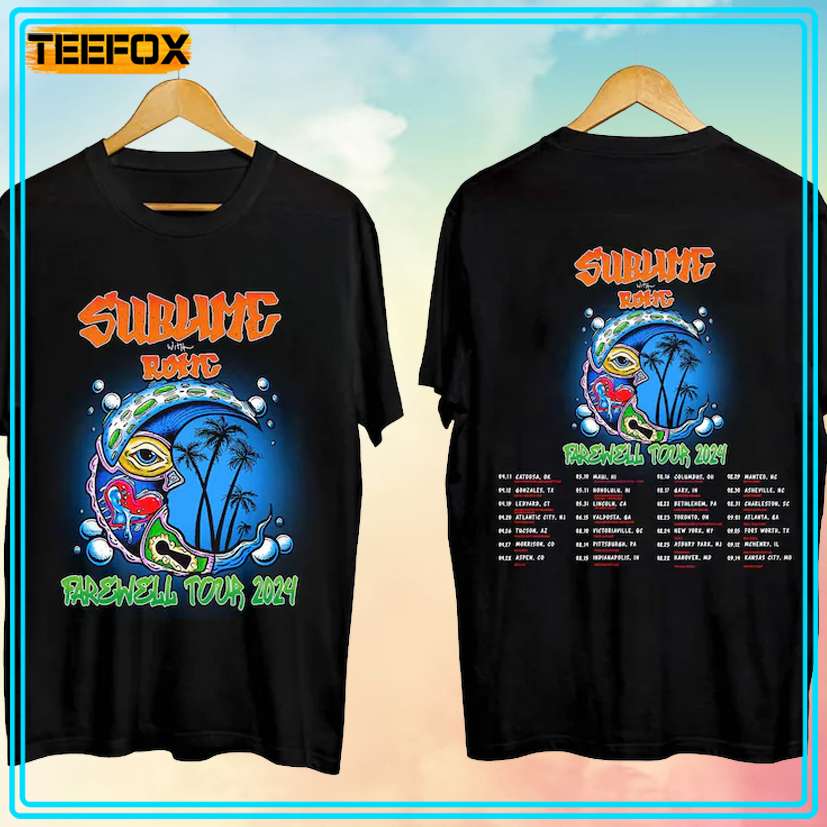 Sublime with Rome Farewell Tour 2024 Concert T-Shirt