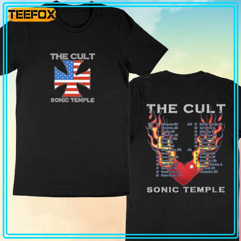 The Cult Sonic Temple 1989 T-Shirt