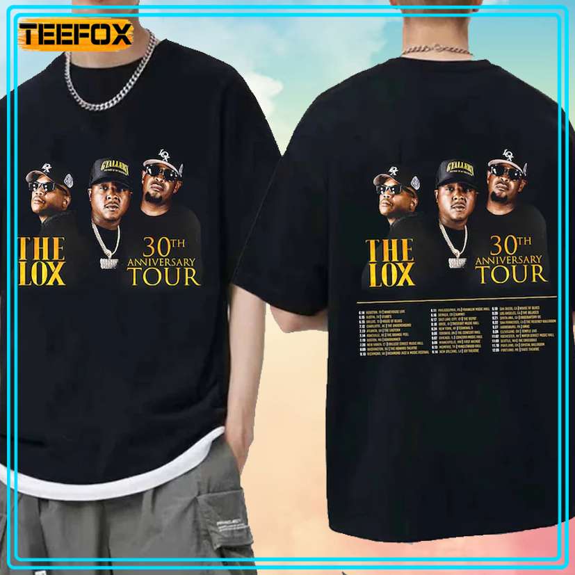 The Lox 30th Anniversary Tour 2024 Band T-Shirt