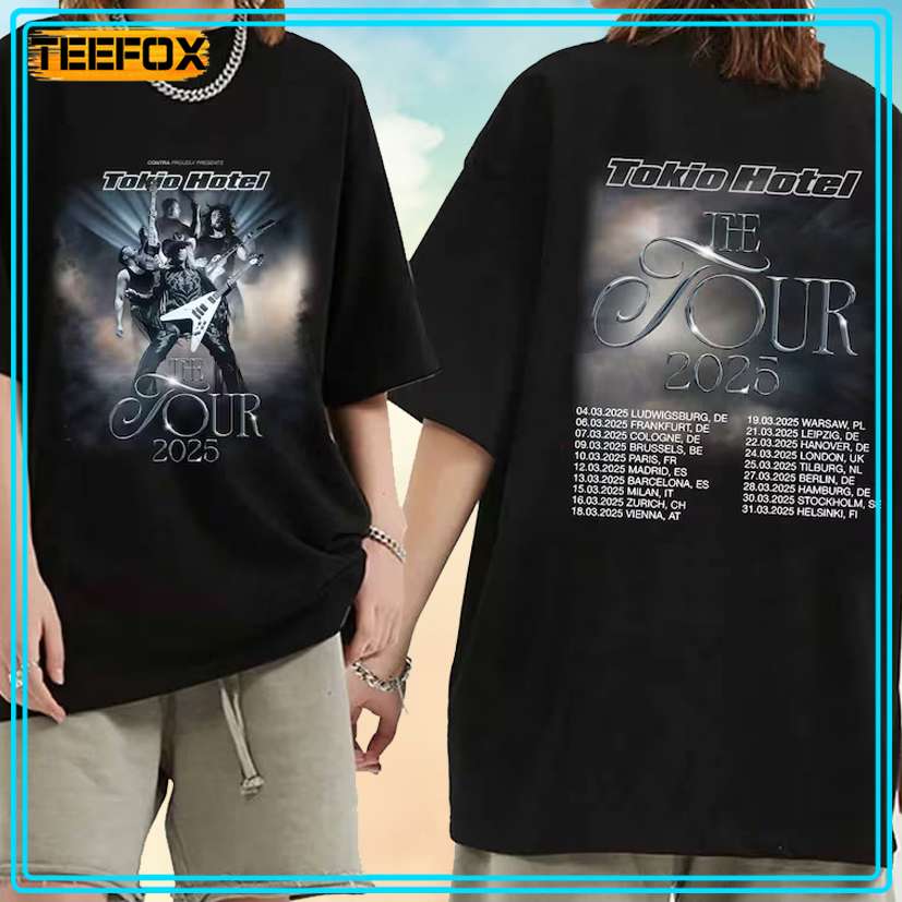 Tokio Hotel Tour 2025 Concert T-Shirt