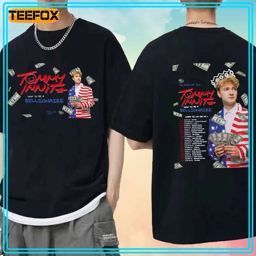 TommyInnit USA Tour 2024 Concert T-Shirt