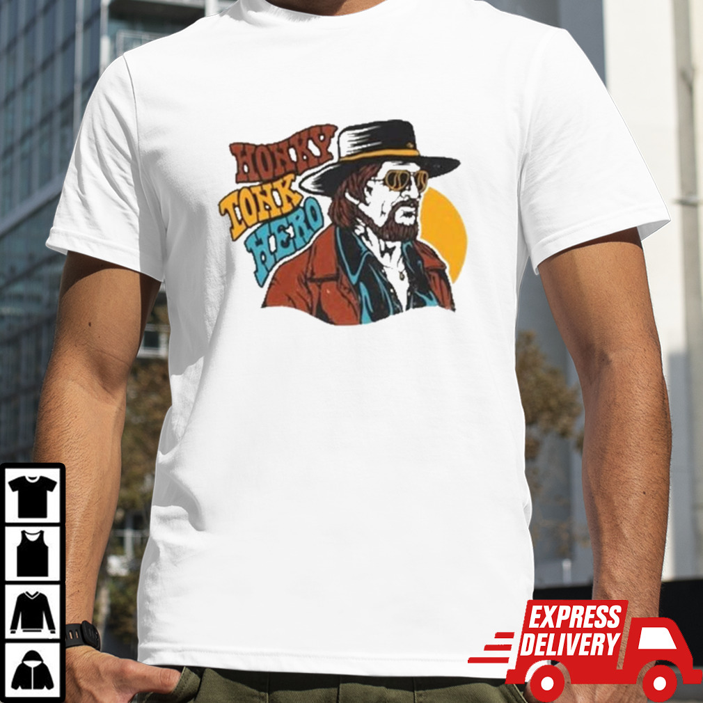 Waylon Jennings Honky Tonk Hero shirt