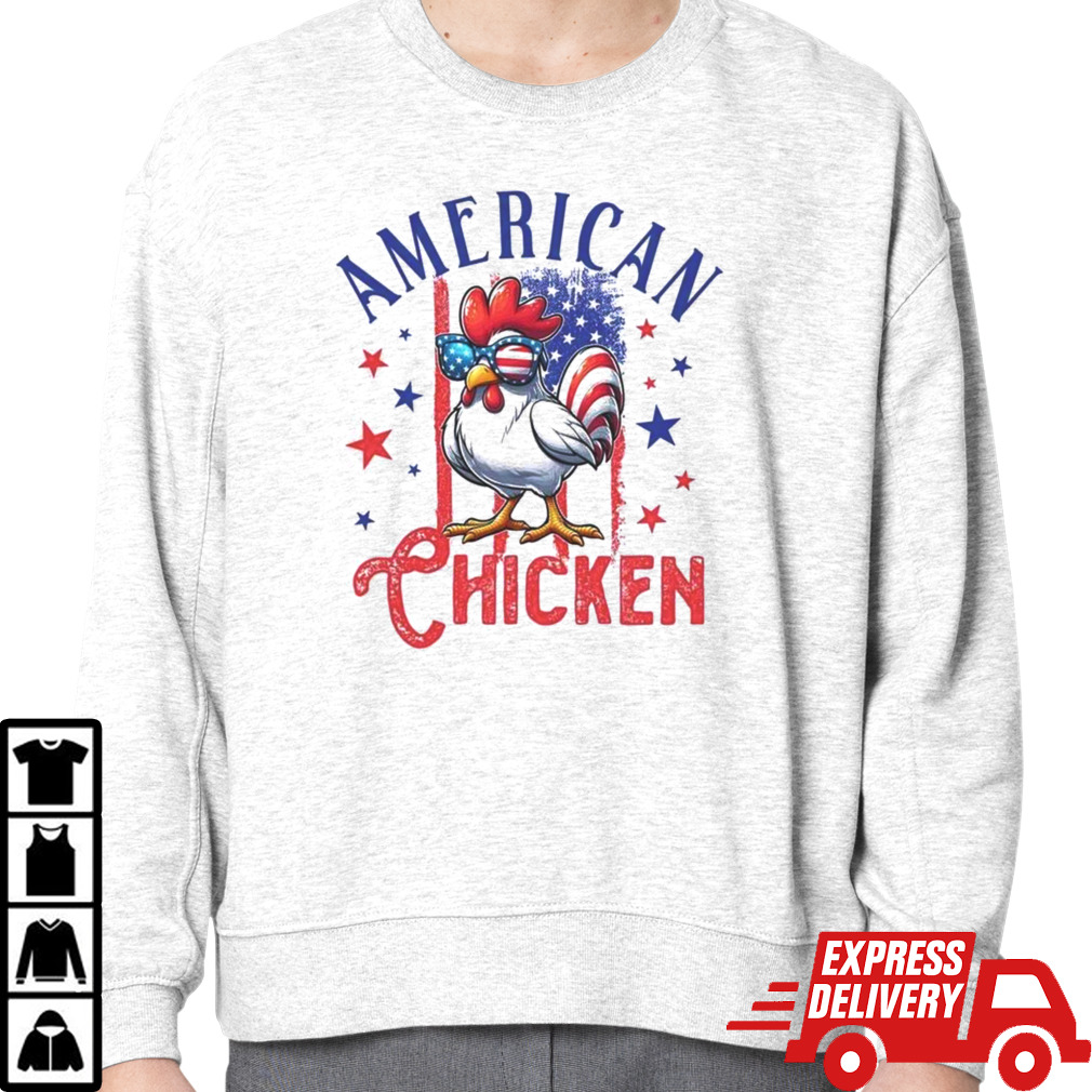 chicken 4th Of July Comfort T shirt