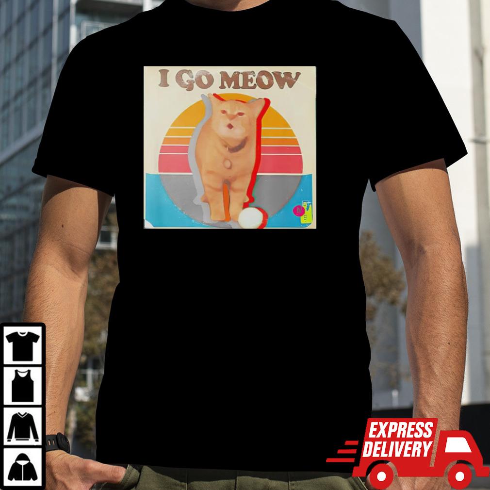 I go meow vintage shirt