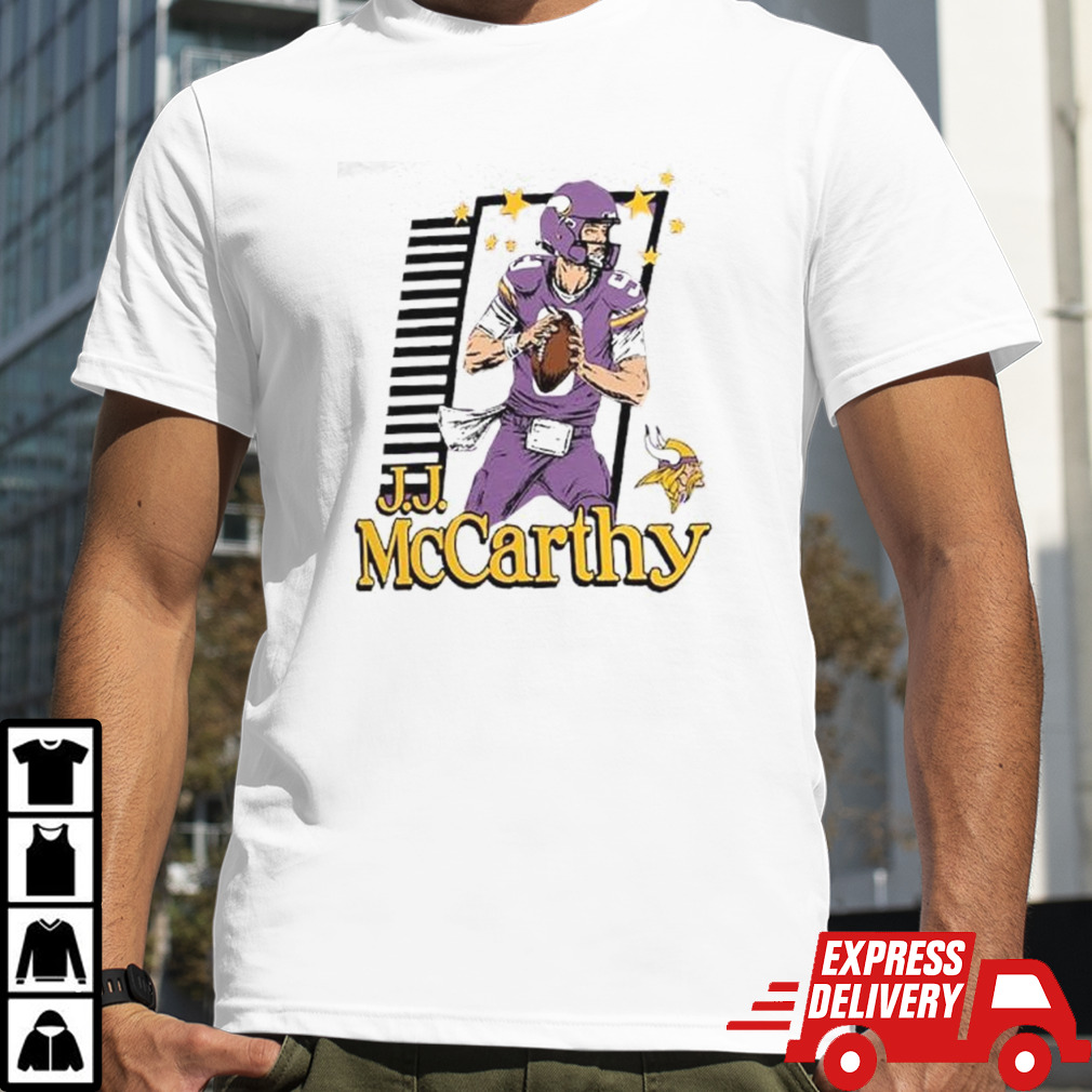 J.J. McCarthy Minnesota Vikings Caricature Player 2024 shirt