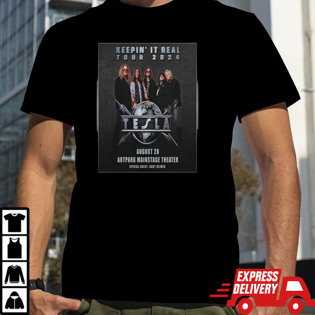 Keepin It Real Tesla Tour 2024 shirt