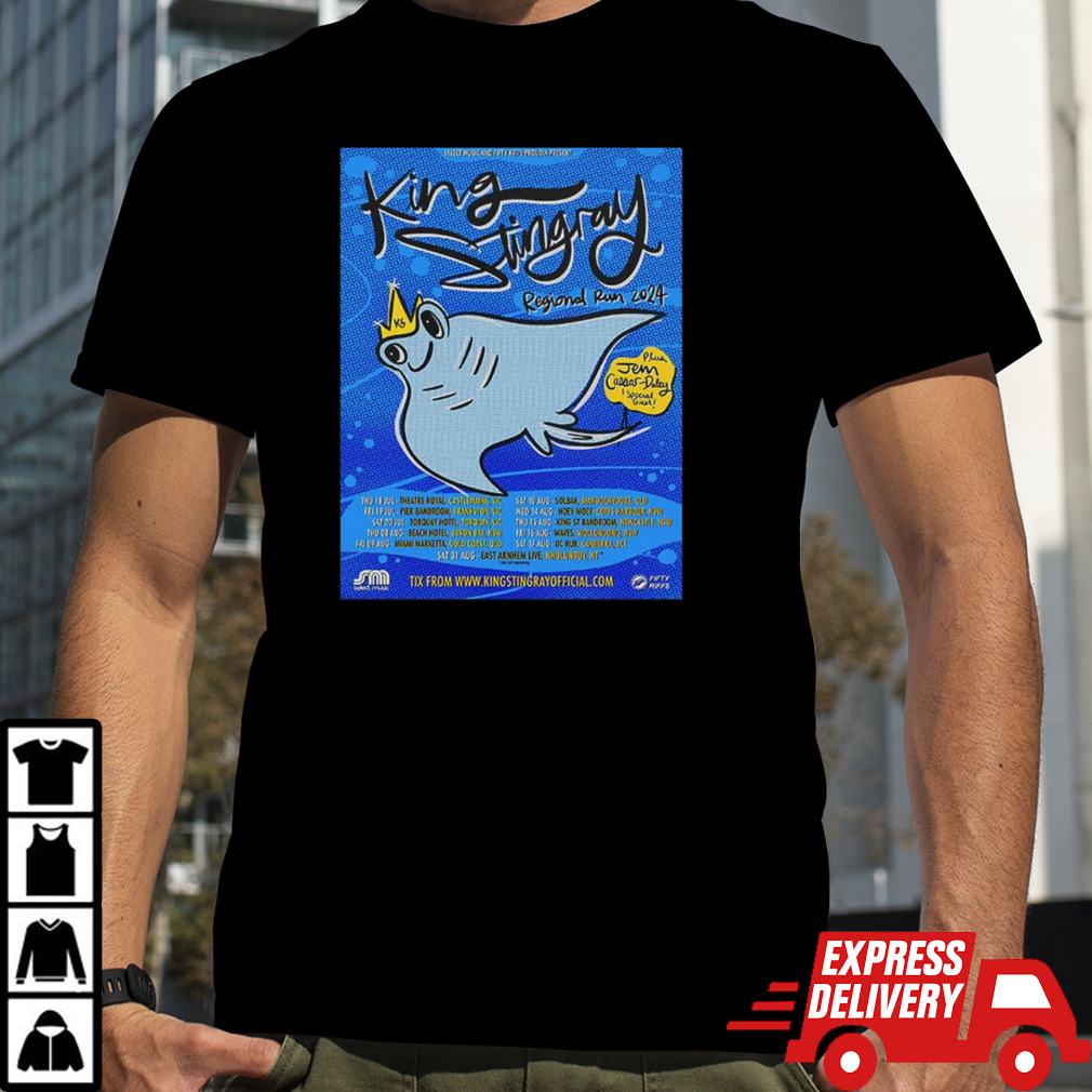 King Stingray Regional Run Tour 2024 In Australia Schedule List Date shirt