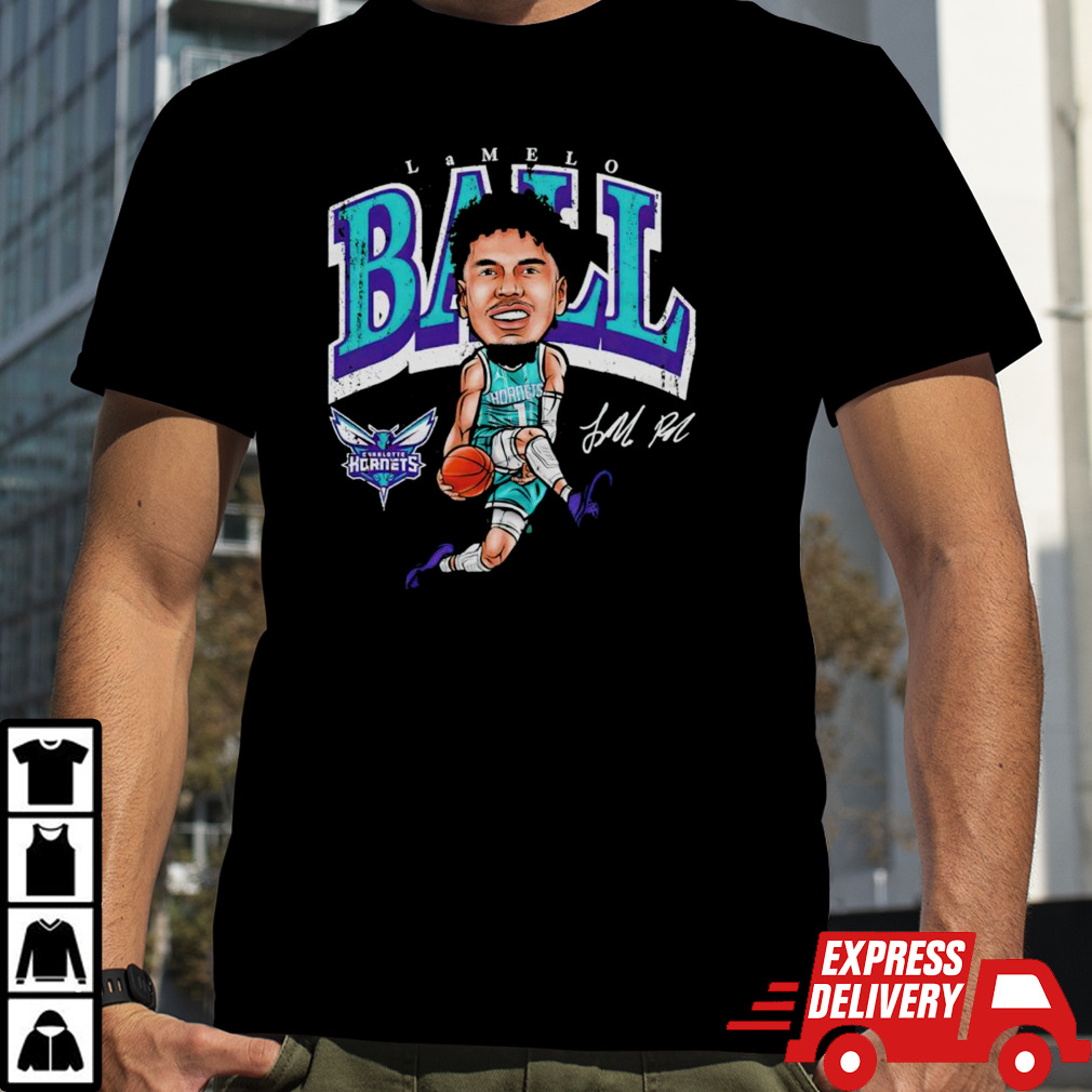 LaMelo Ball Charlotte Hornets cartoon shirt