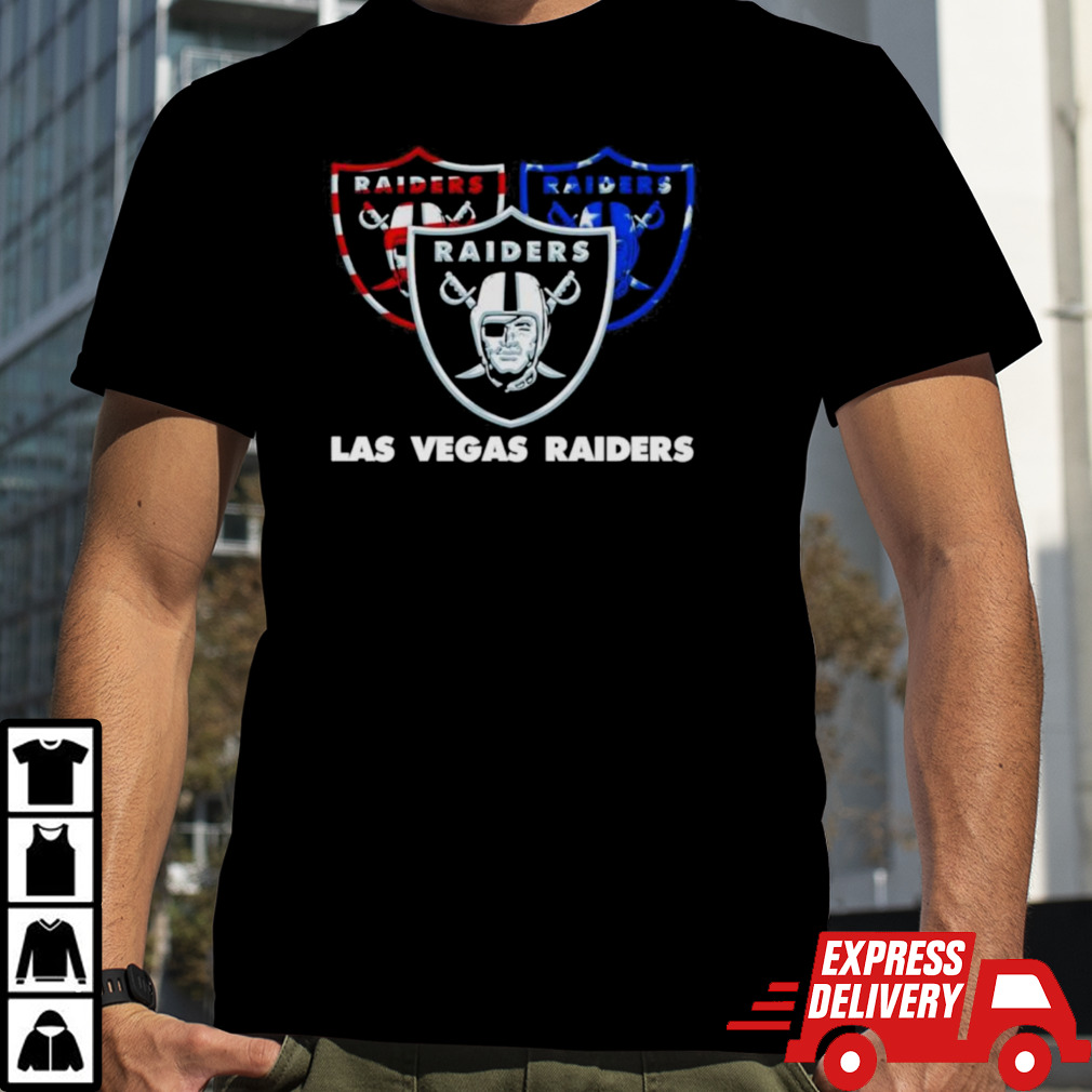 Las Vegas Raiders Logo 4th Of July Shirt