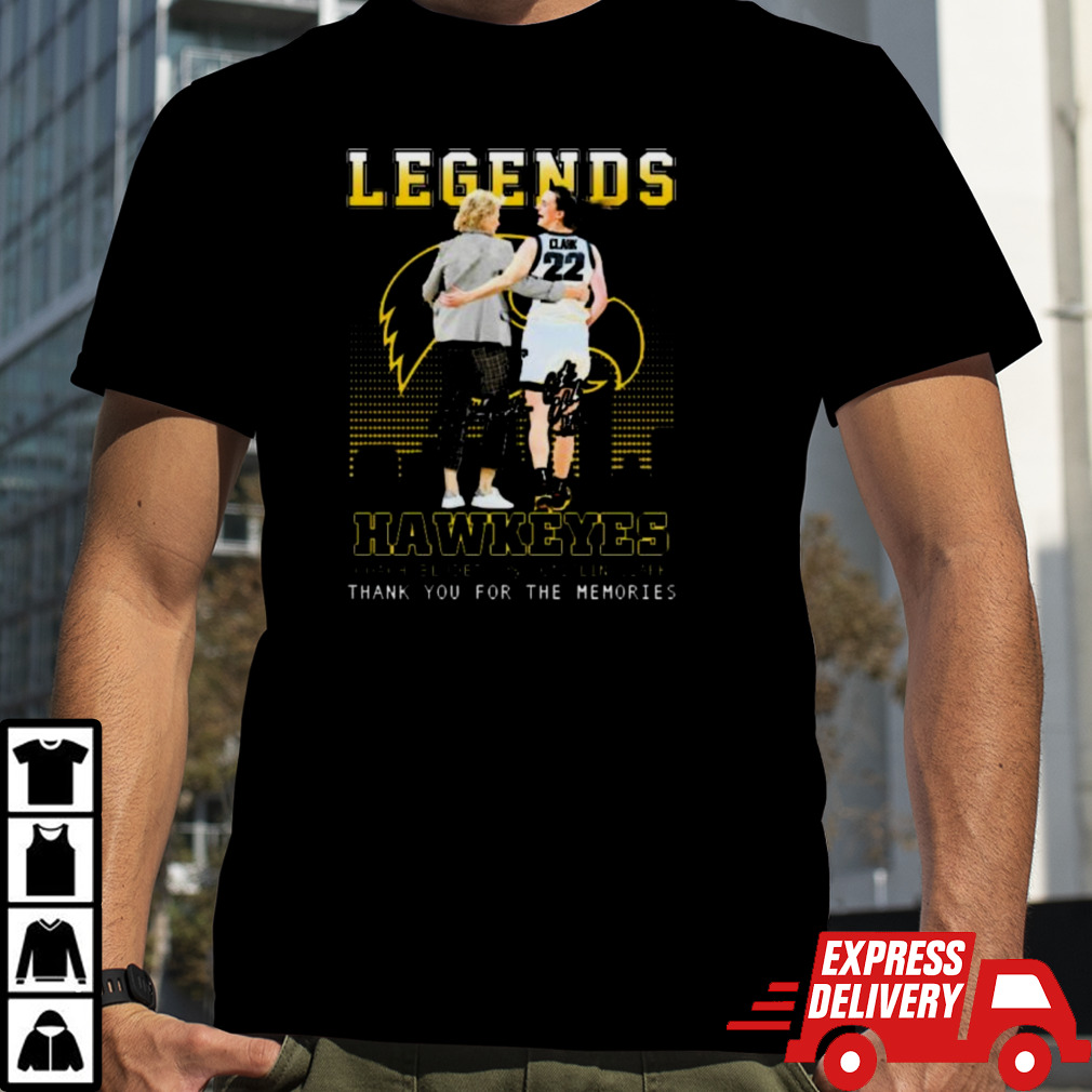 Legends Iowa Hawkeyes Coach Bluder And Caitlin Clark Shirt