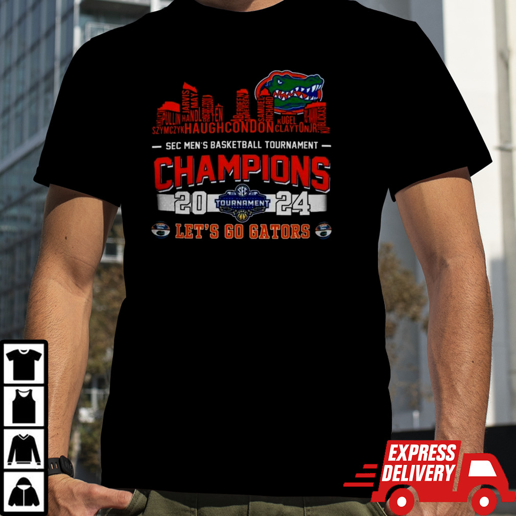 Let’s Go Gators Sec Basketball Tournament Champions 2024 T-shirt