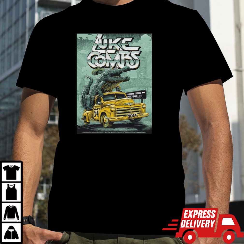 Luke Combs Jacksonville May 3 2024 At FL Everbank Stadium T-Shirt